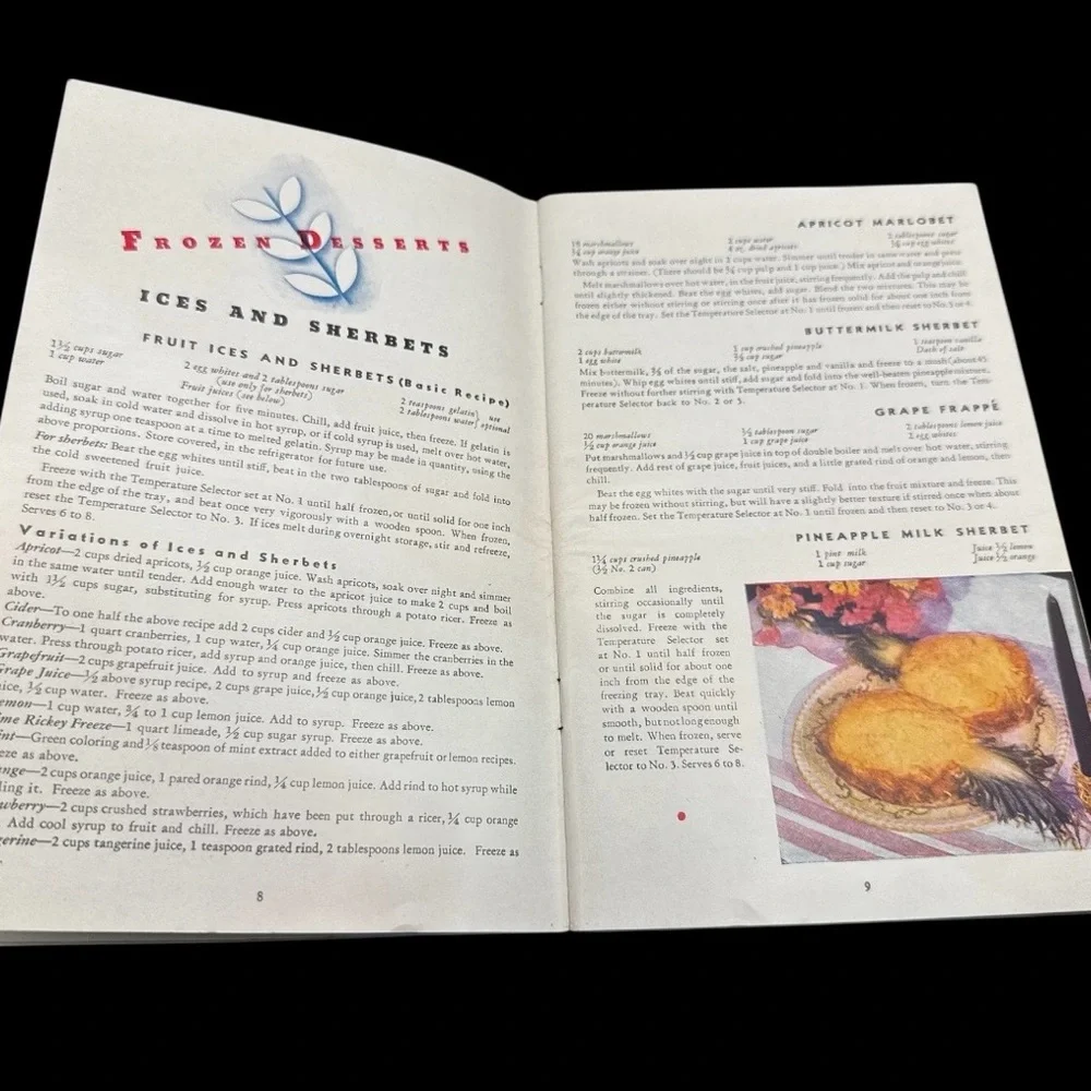 Vintage 1935 The Westinghouse Refrigerator Box Book Cookbook Vintage 30s